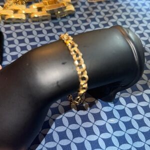 Vintage Gold Filled Loop Link Bracelet